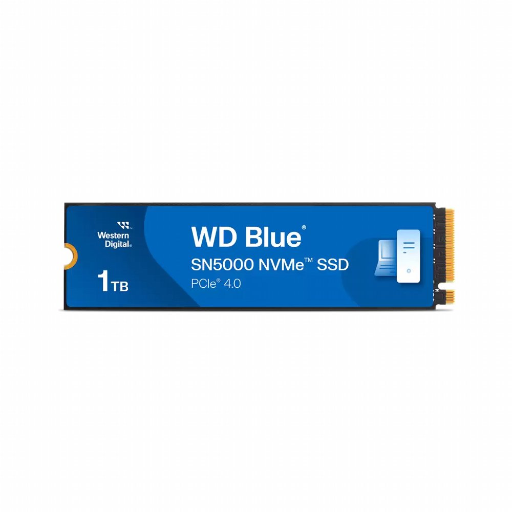 Western Digital Blue SN5000 | 1TB NVMe SSD | M.2 | Gen4 | 5.150MB/s Lezen | 4.900MB/s Schrijven - Matmuis